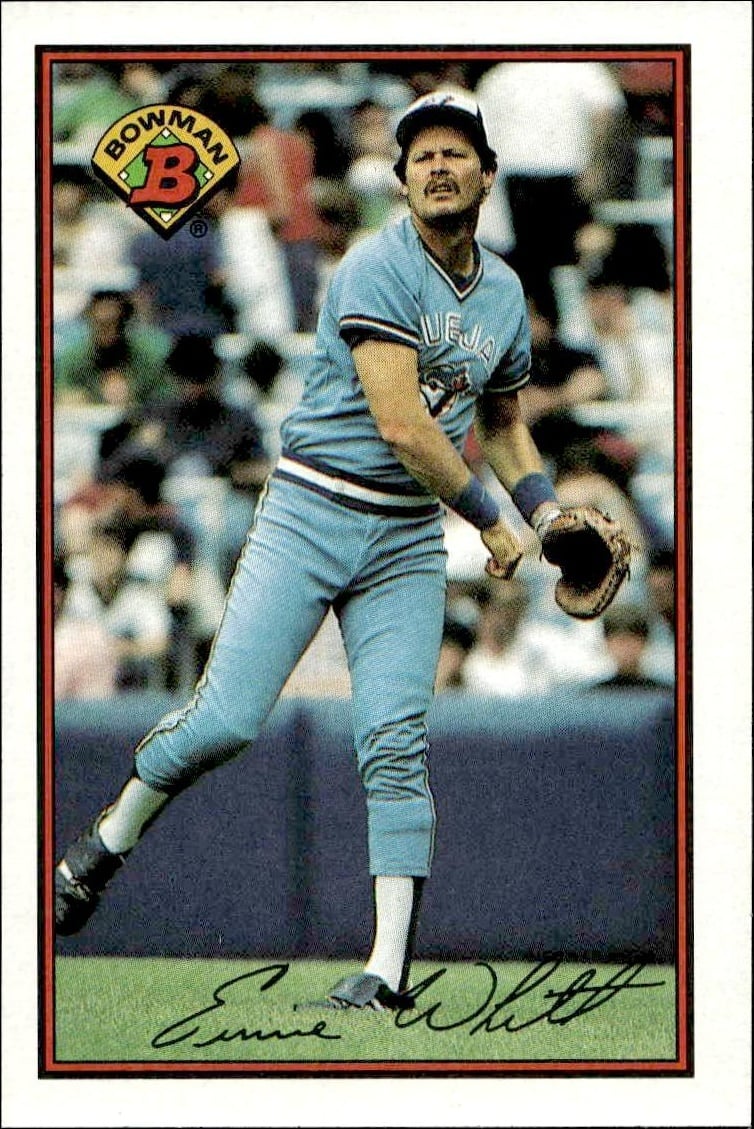 1989 Bowman Ernie Whitt #248 trading card