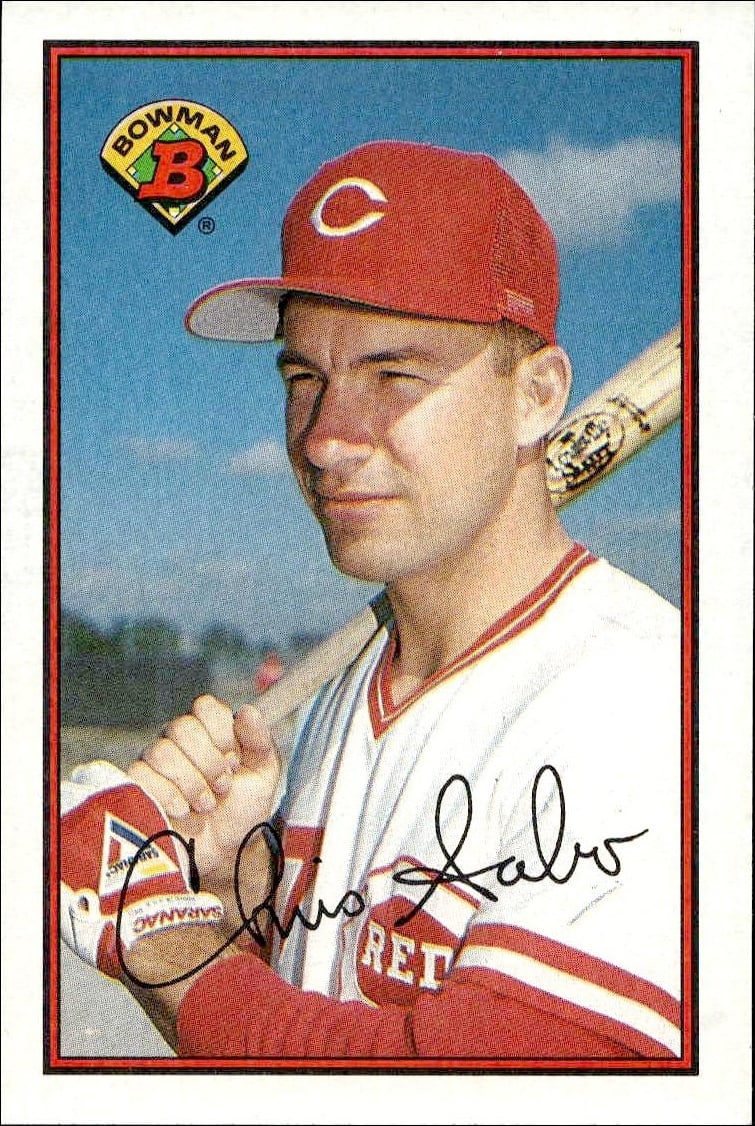 1989 Bowman Chris Sabo #309 trading card