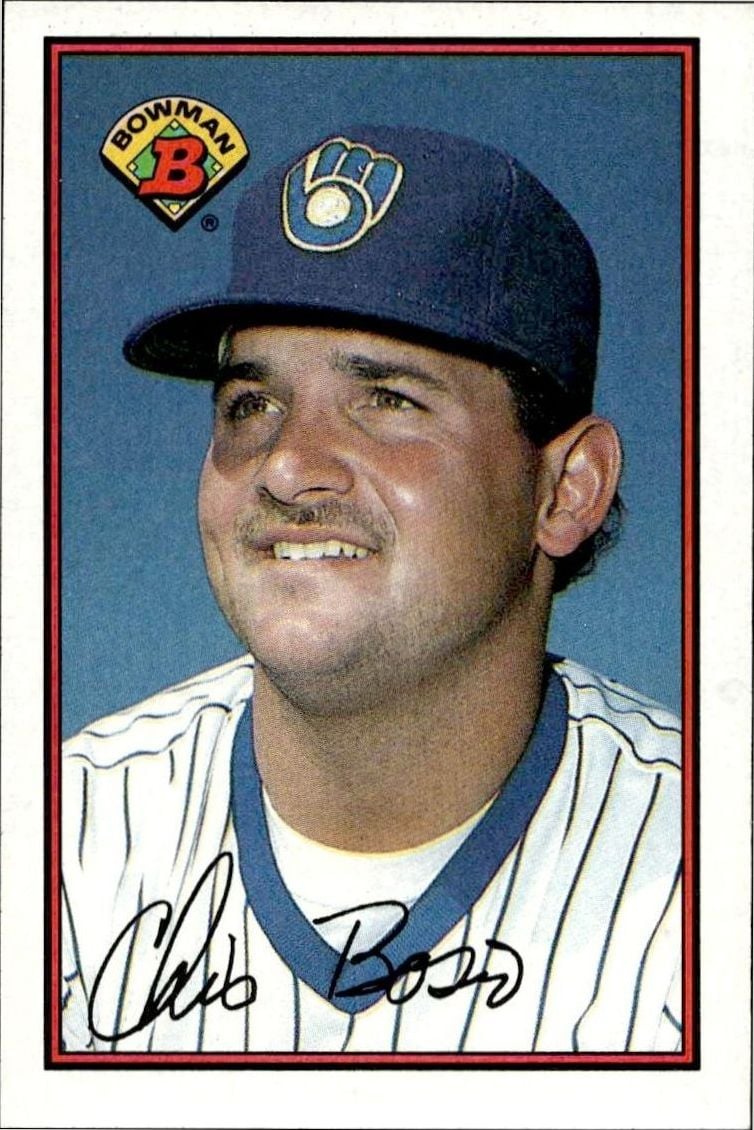 1989 Bowman Chris Bosio #134 trading card