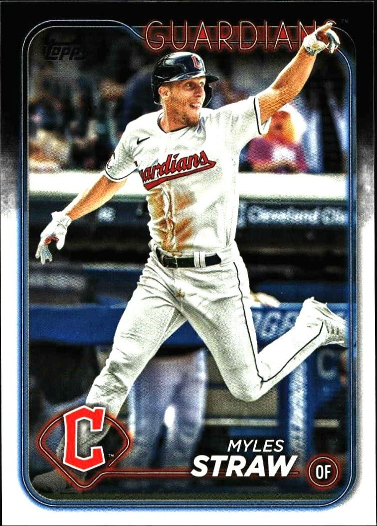 2024 Topps Series 2 Myles Straw #361 trading card