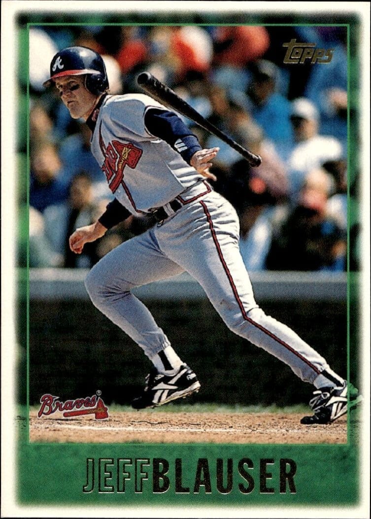 1997 Topps Series 2 Jeff Blauser #419 trading card