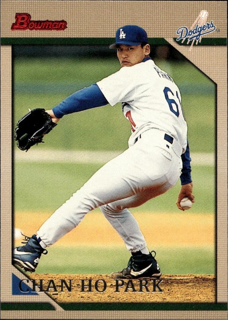 1996 Bowman Chan Ho Park #136 trading card