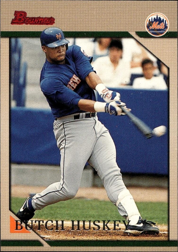 1996 Bowman Butch Huskey #123 trading card