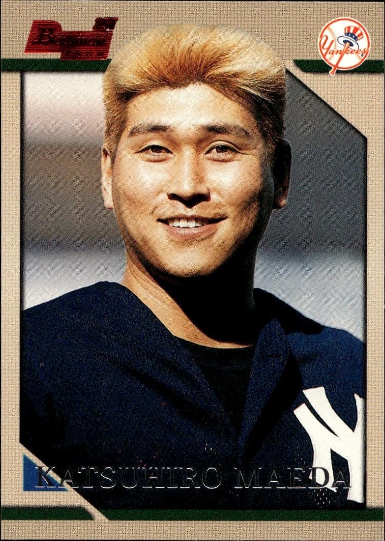 1996 Bowman Katsuhiro Maeda #121 trading card