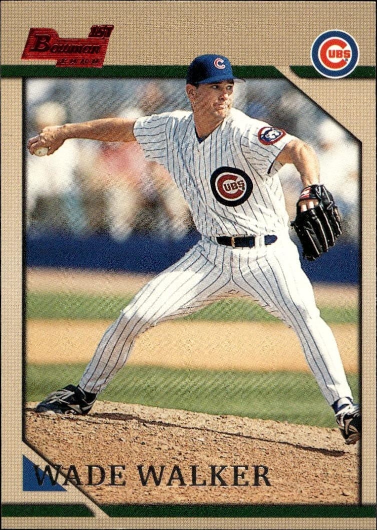 1996 Bowman Wade Walker #117 trading card
