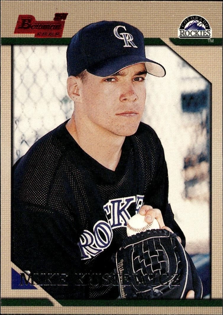 1996 Bowman Mike Kusiewicz #113 trading card