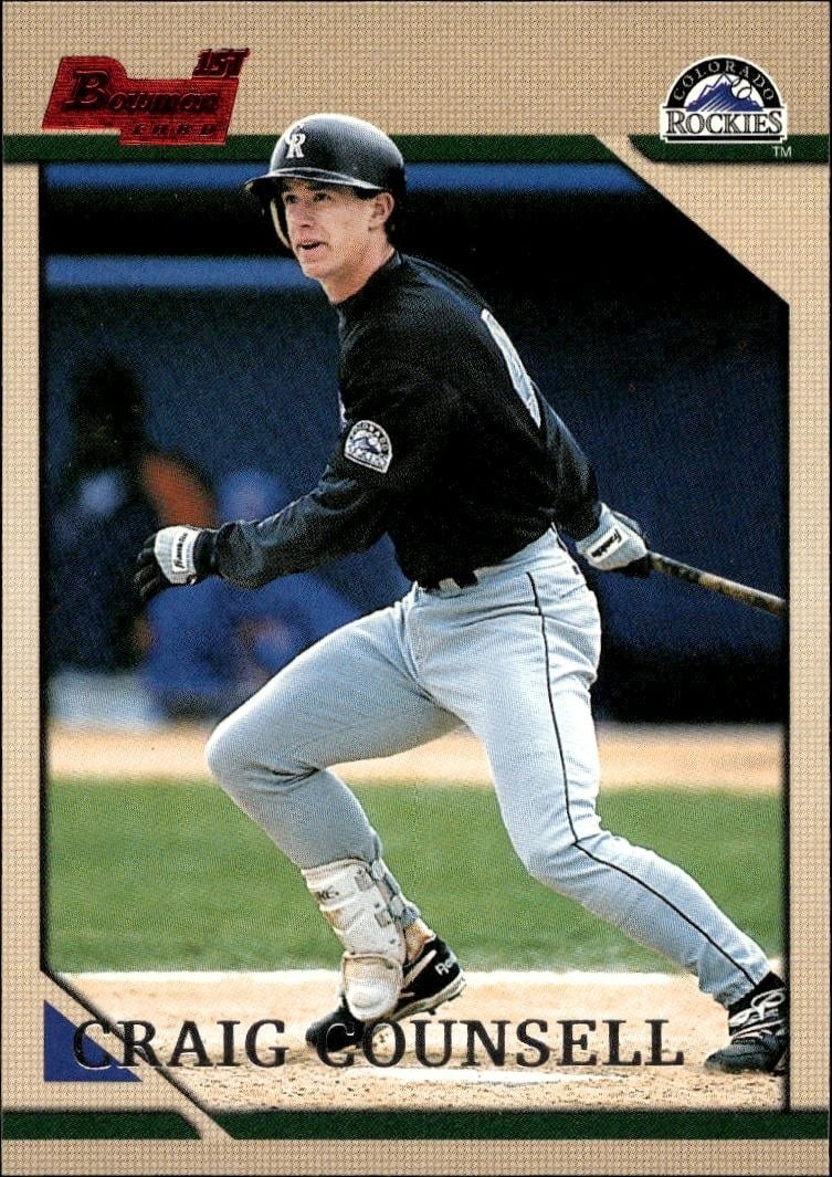 1996 Bowman Craig Counsell #194 trading card