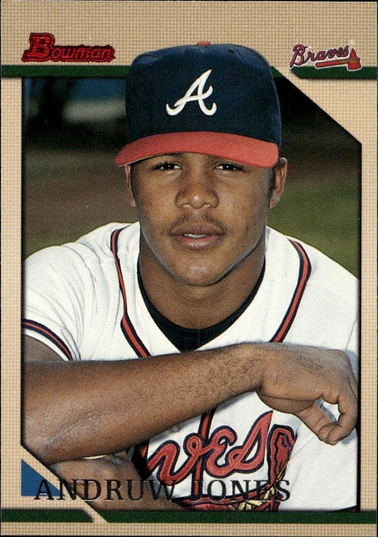 1996 Bowman Andruw Jones #192 trading card