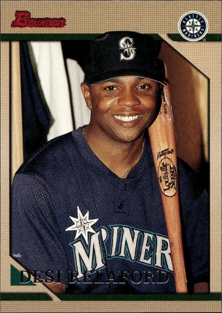 1996 Bowman Desi Relaford #186 trading card