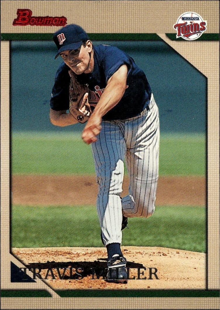 1996 Bowman Travis Miller #143 trading card