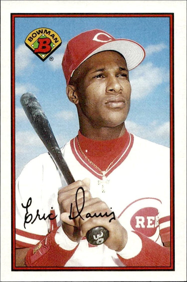 1989 Bowman Eric Davis #316 trading card
