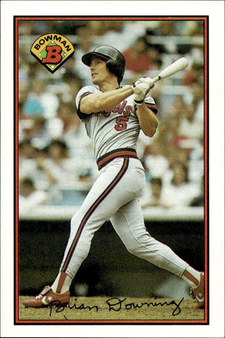 1989 Bowman Brian Downing #53 trading card