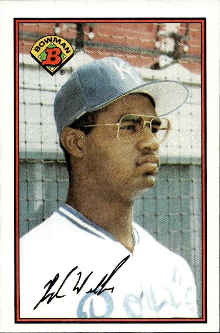 1989 Bowman Hugh Walker #127 trading card