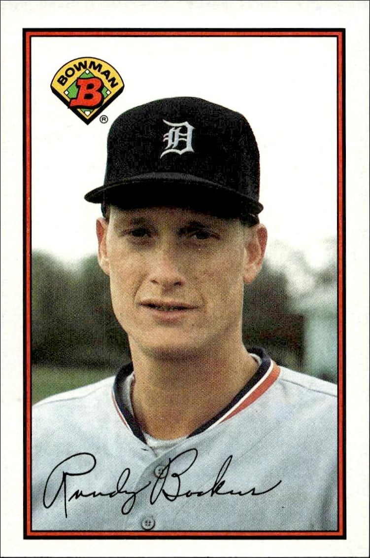 1989 Bowman Randy Bockus #96 trading card