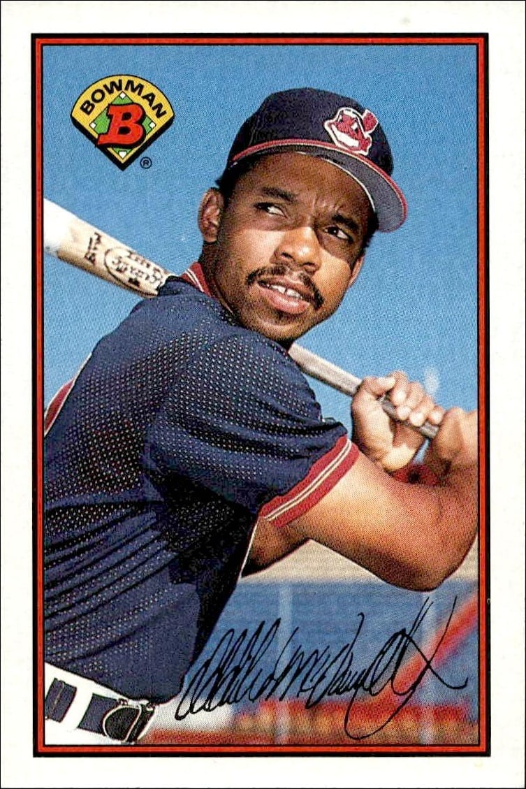 1989 Bowman Oddibe McDowell #90 trading card