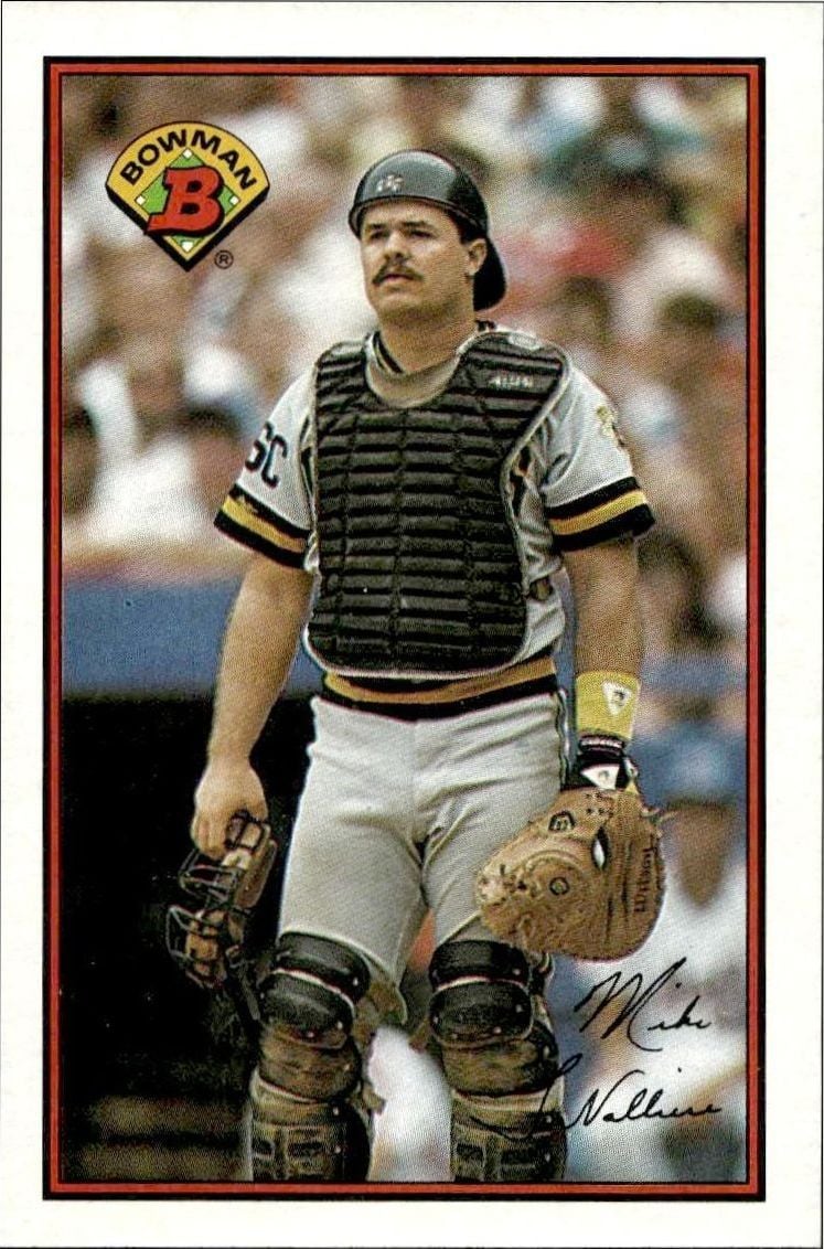 1989 Bowman Mike LaValliere #417 trading card