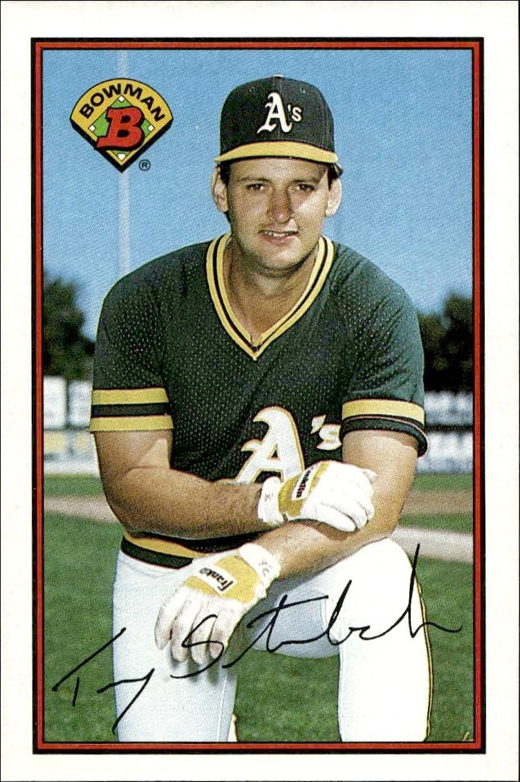 1989 Bowman Terry Steinbach #193 trading card