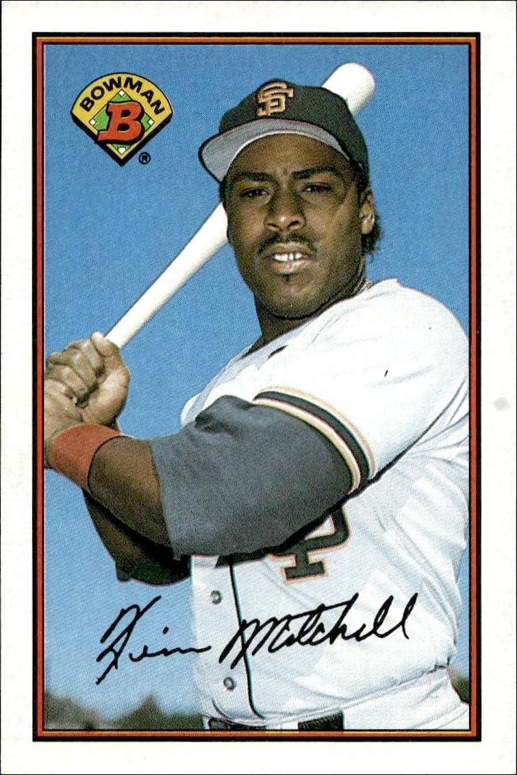 1989 Bowman Kevin Mitchell #474 trading card