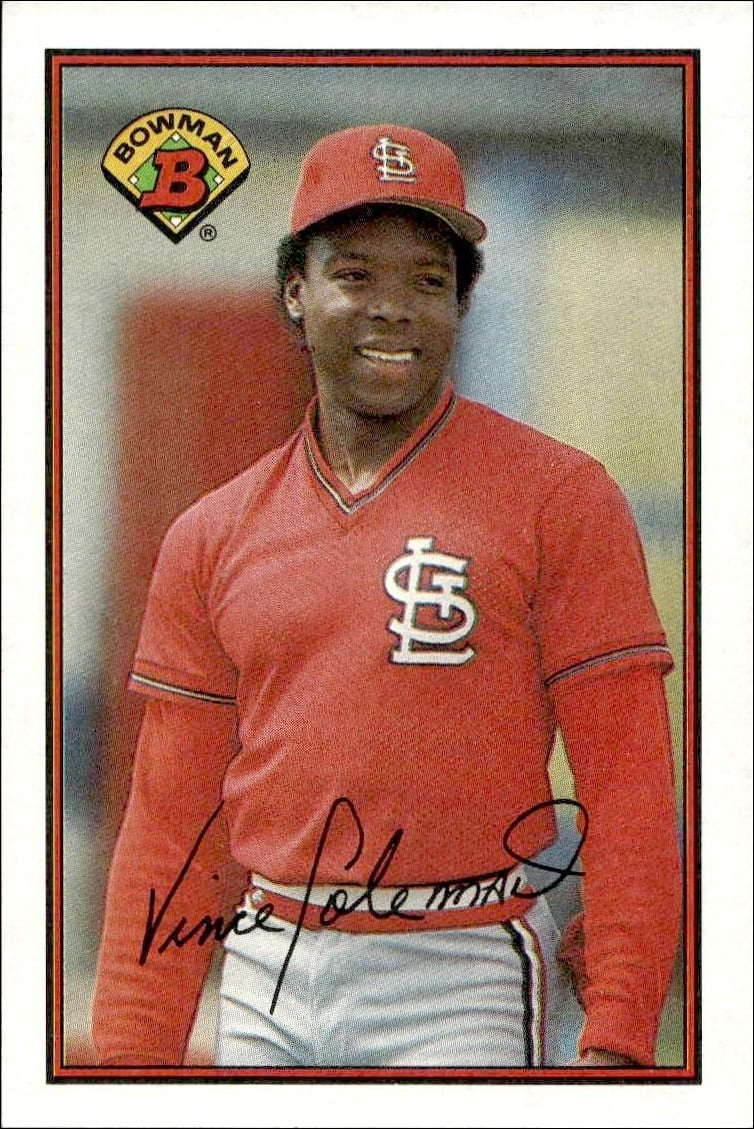 1989 Bowman Vince Coleman #443 trading card