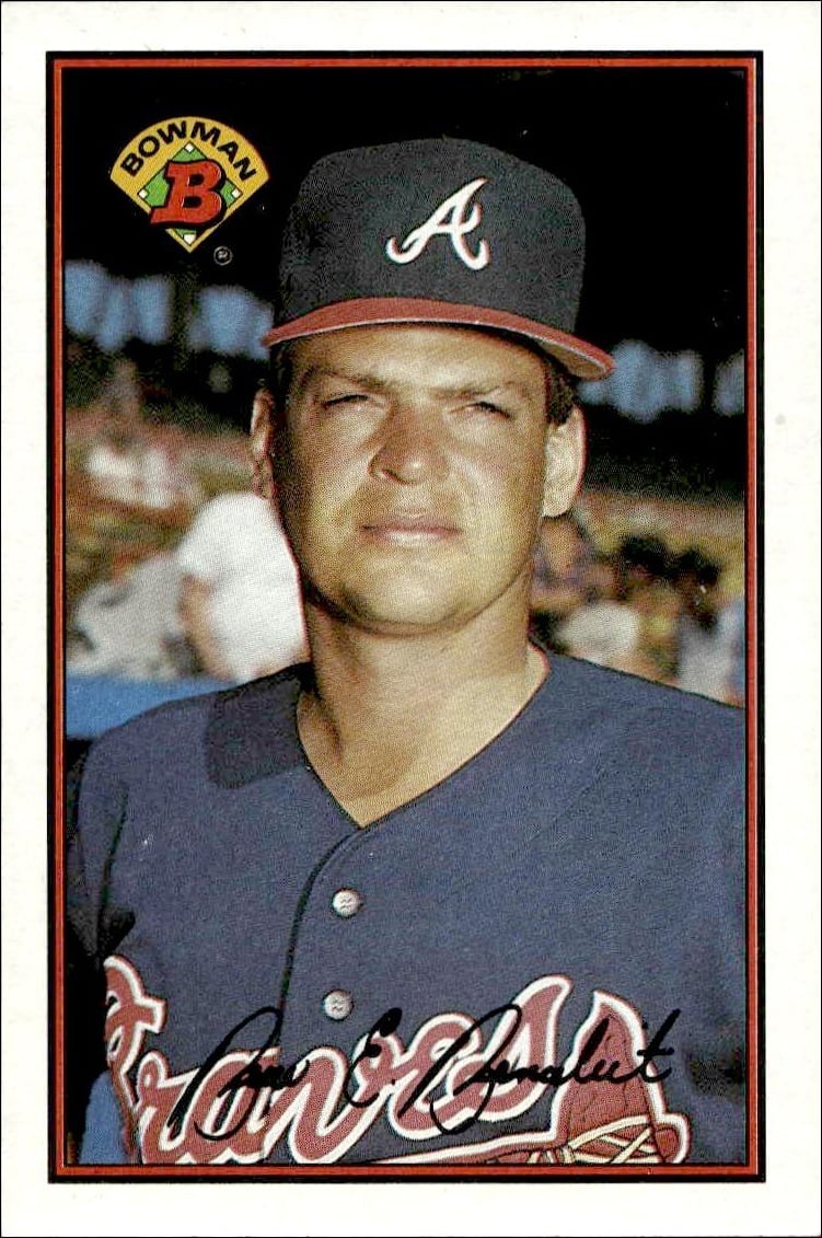 1989 Bowman Bruce Benedict #271 trading card