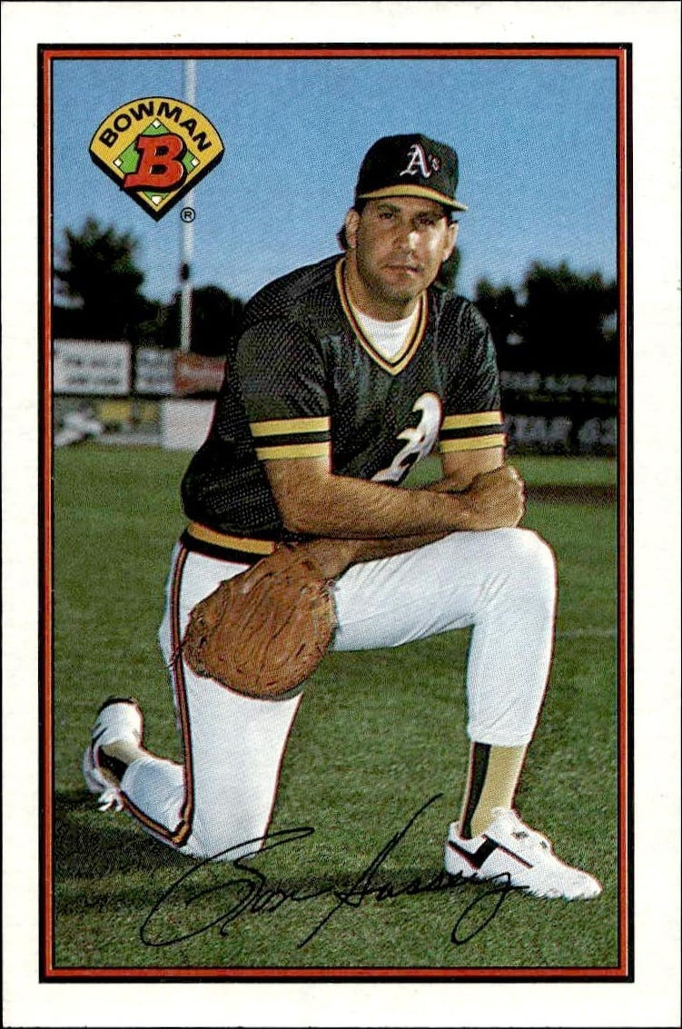 1989 Bowman Ron Hassey #194 trading card