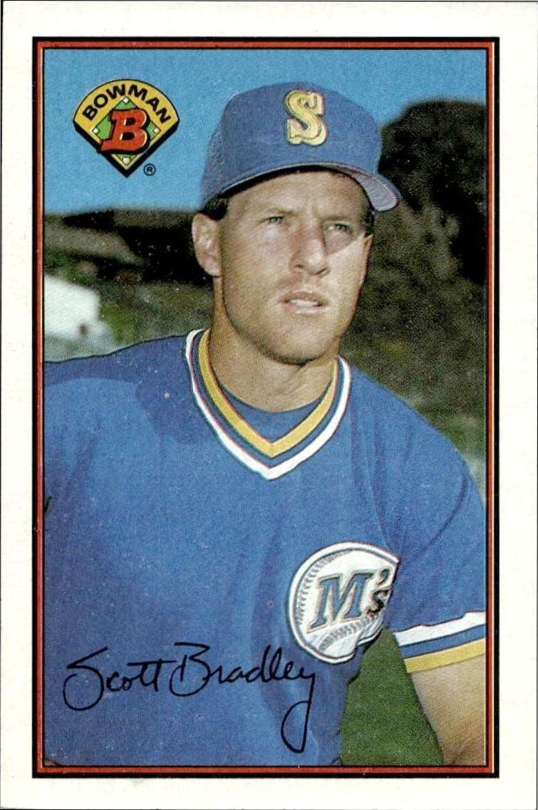 1989 Bowman Scott Bradley #209 trading card