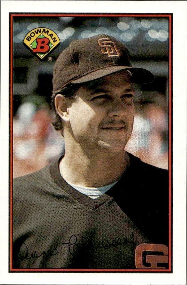1989 Bowman Dennis Rasmussen #450 trading card