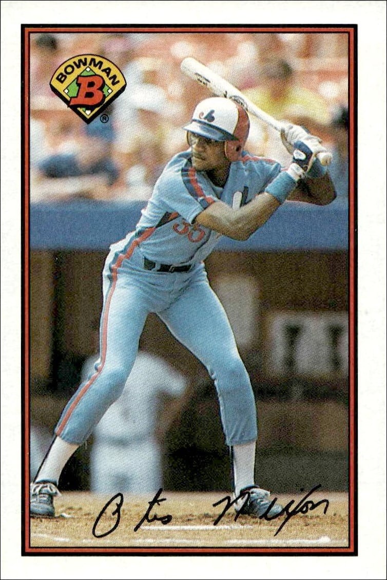 1989 Bowman Otis Nixon #366 trading card