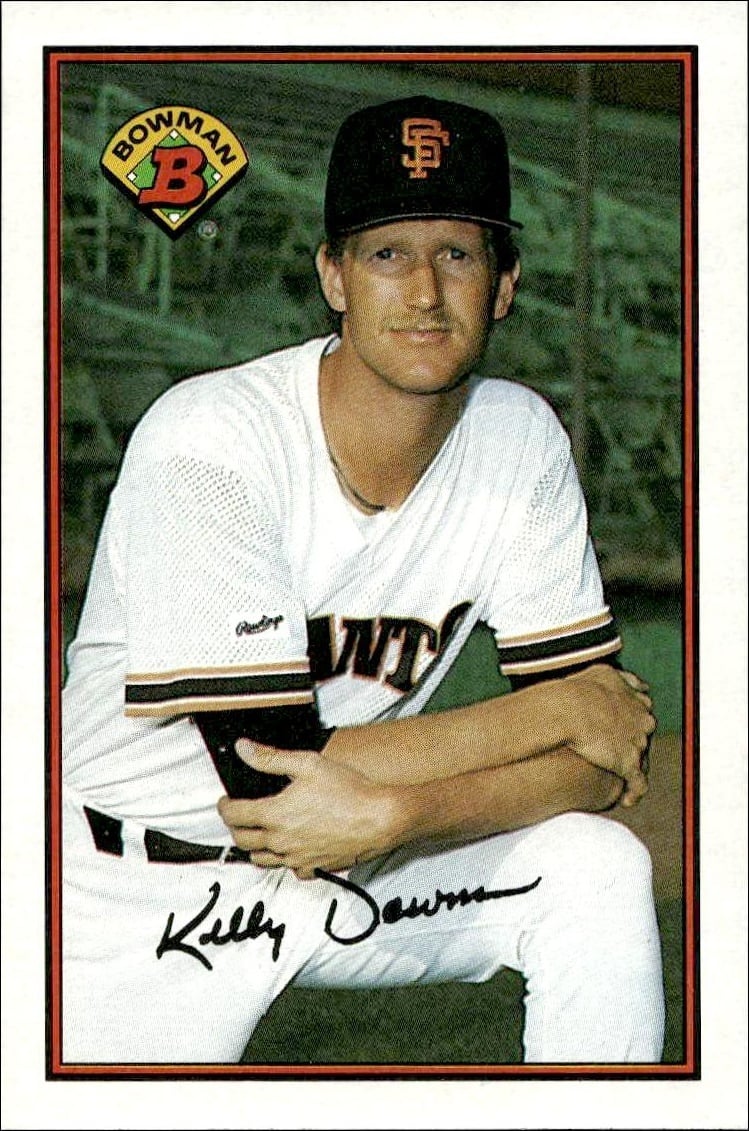 1989 Bowman Kelly Downs #465 trading card