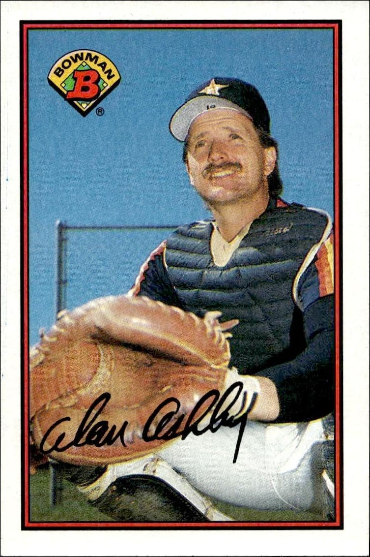 1989 Bowman Alan Ashby #327 trading card