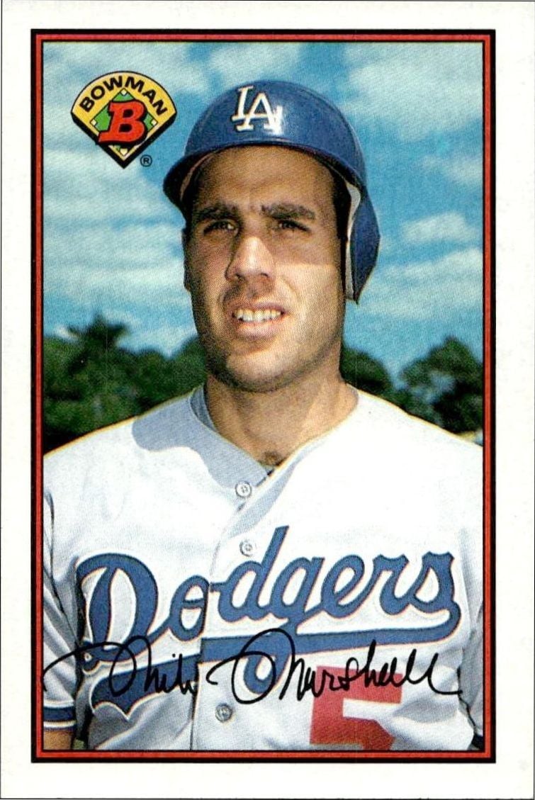 1989 Bowman Mike Marshall #350 trading card