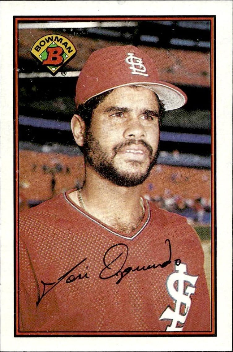 1989 Bowman Jose Oquendo #438 trading card