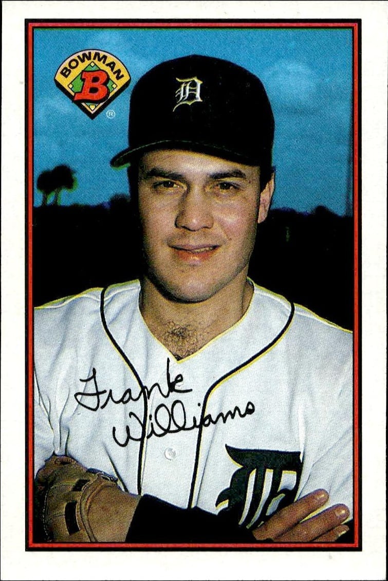1989 Bowman Frank Williams #100 trading card
