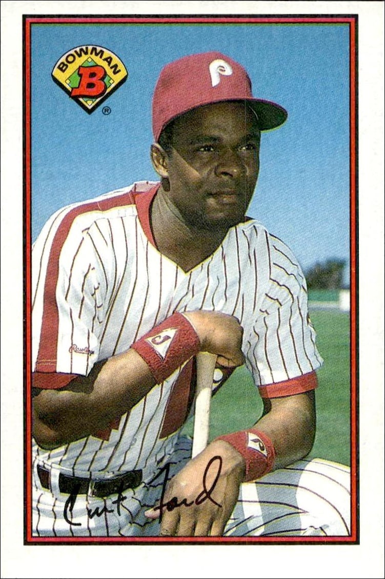 1989 Bowman Curt Ford #408 trading card