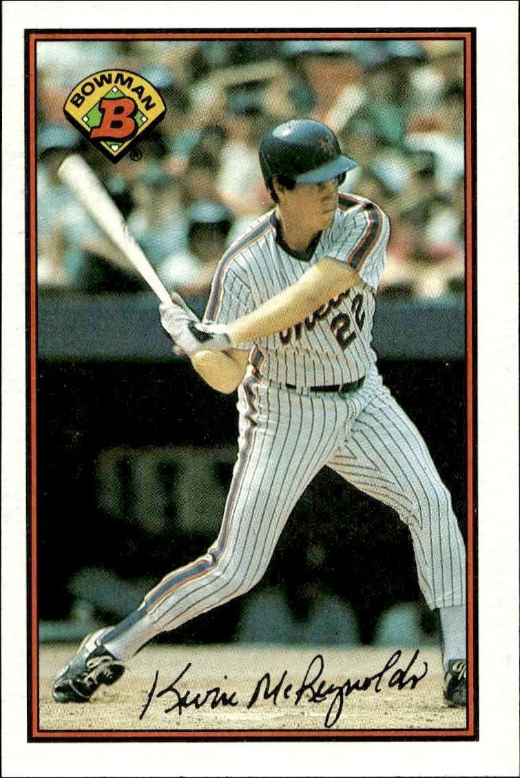 1989 Bowman Kevin McReynolds #388 trading card