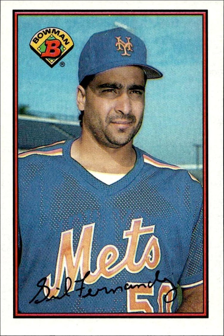 1989 Bowman Sid Fernandez #377 trading card