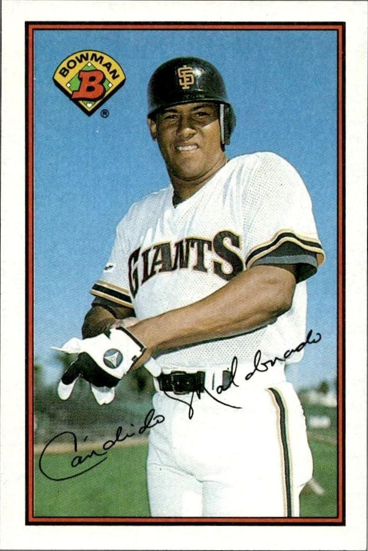 1989 Bowman Candy Maldonado #478 trading card