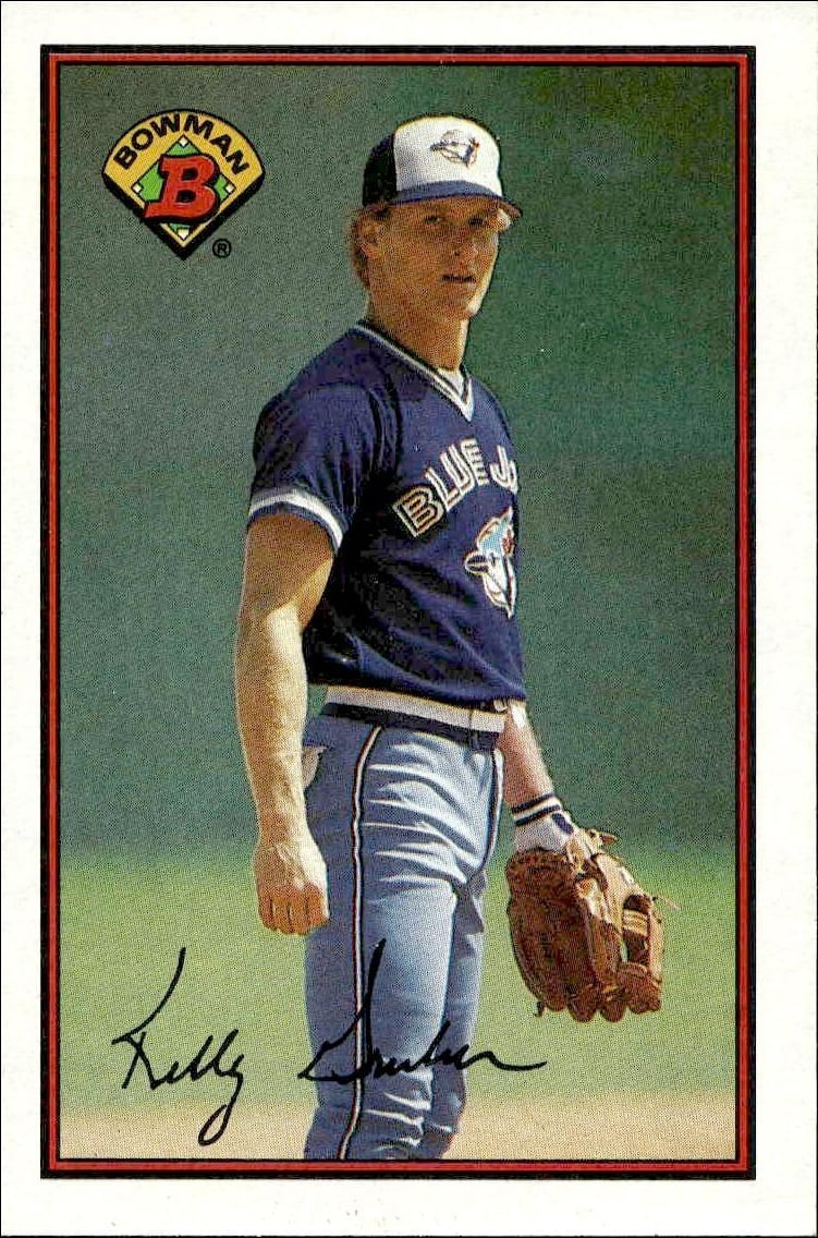 1989 Bowman Kelly Gruber #251 baseball trading card front