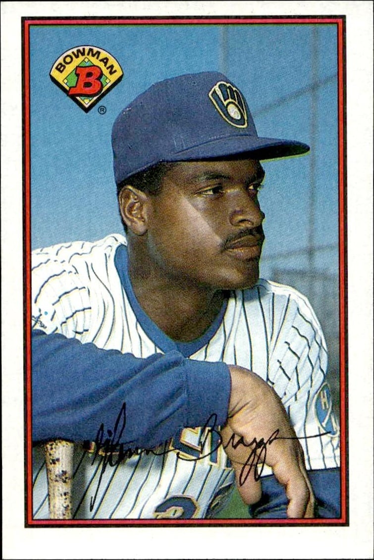 1989 Bowman Glenn Braggs #145 trading card