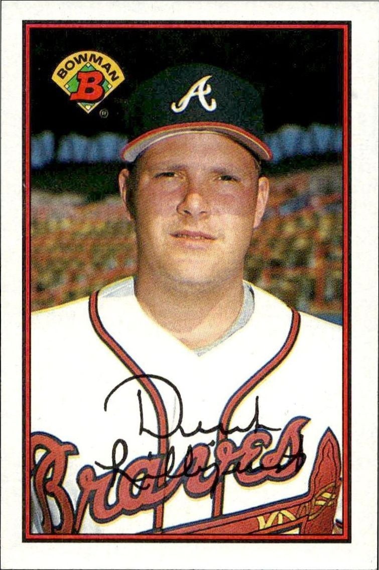 1989 Bowman Derek Lilliquist #264 trading card