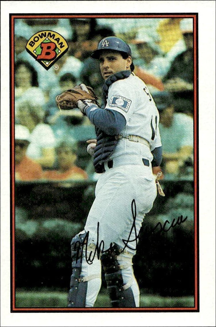 1989 Bowman Mike Scioscia #342 trading card