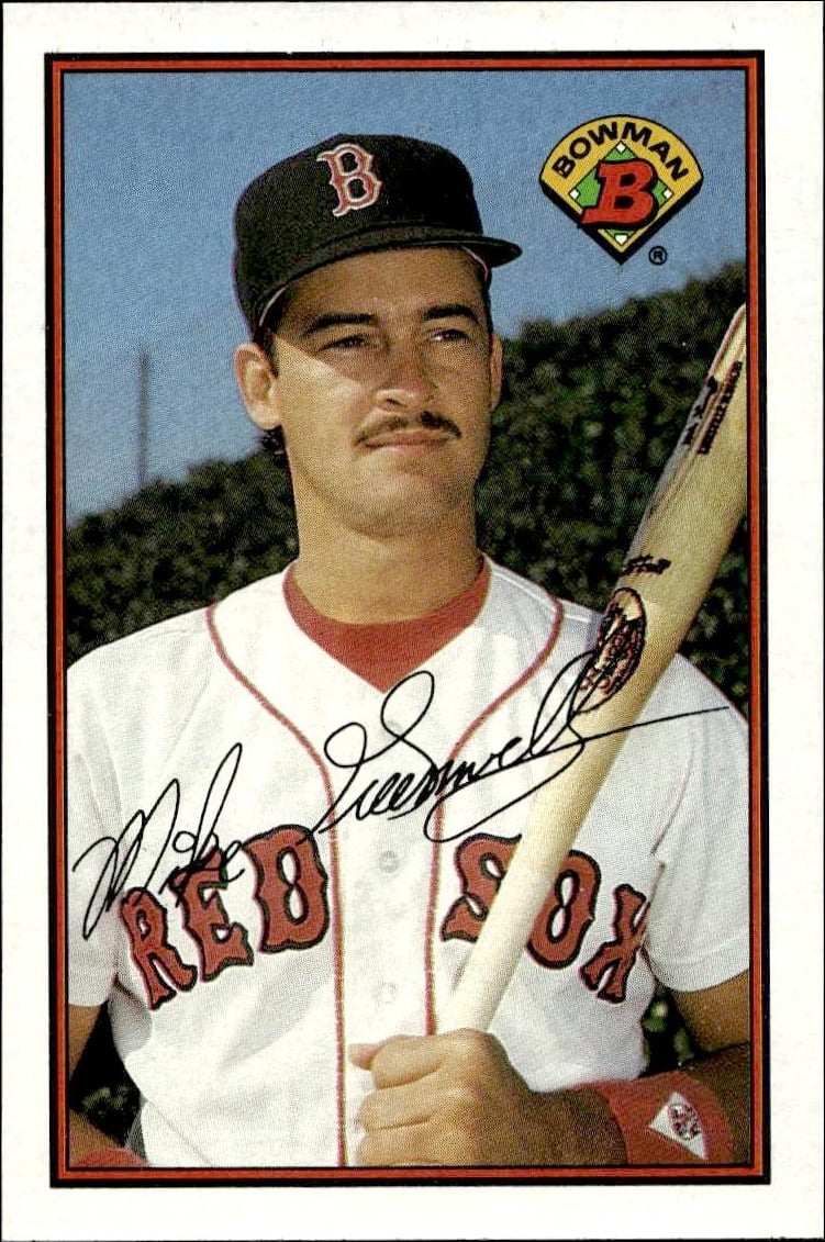 1989 Bowman Mike Greenwell #34 trading card