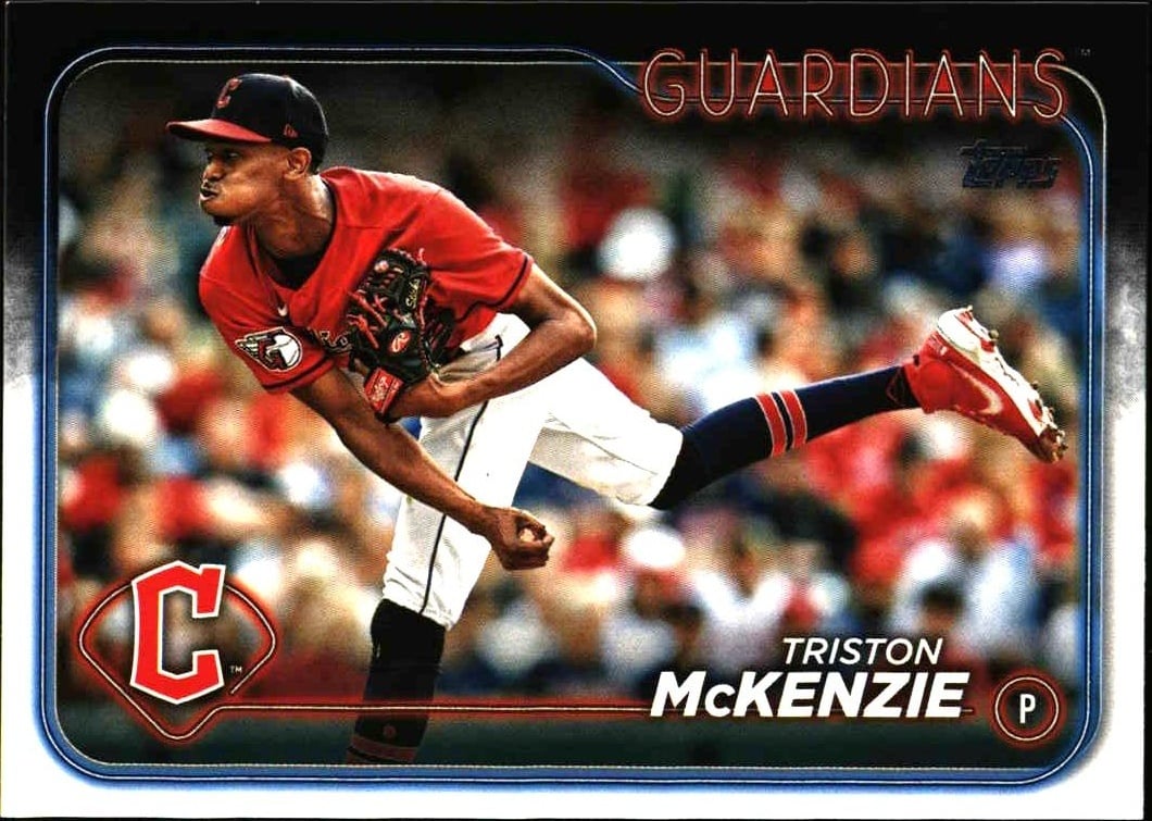 2024 Topps Series 2 Triston McKenzie #449 trading card