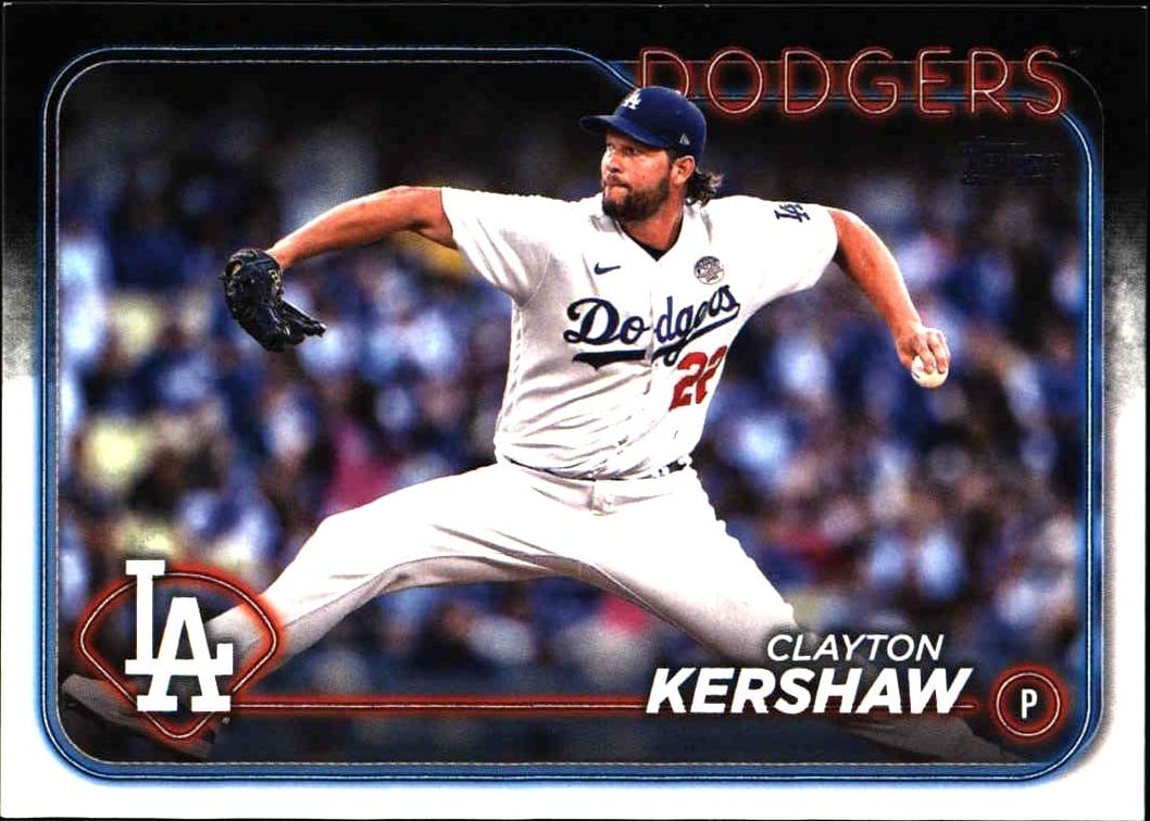 2024 Topps Series 2 Clayton Kershaw #351 baseball trading card front