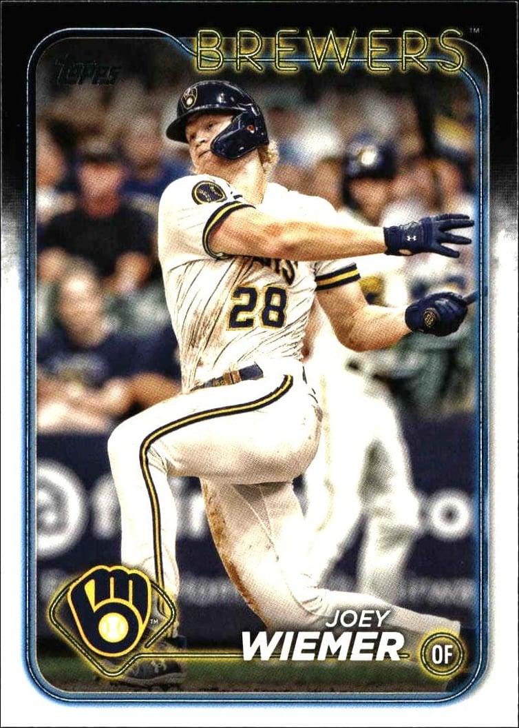2024 Topps Series 1 Joey Wiemer #9 trading card