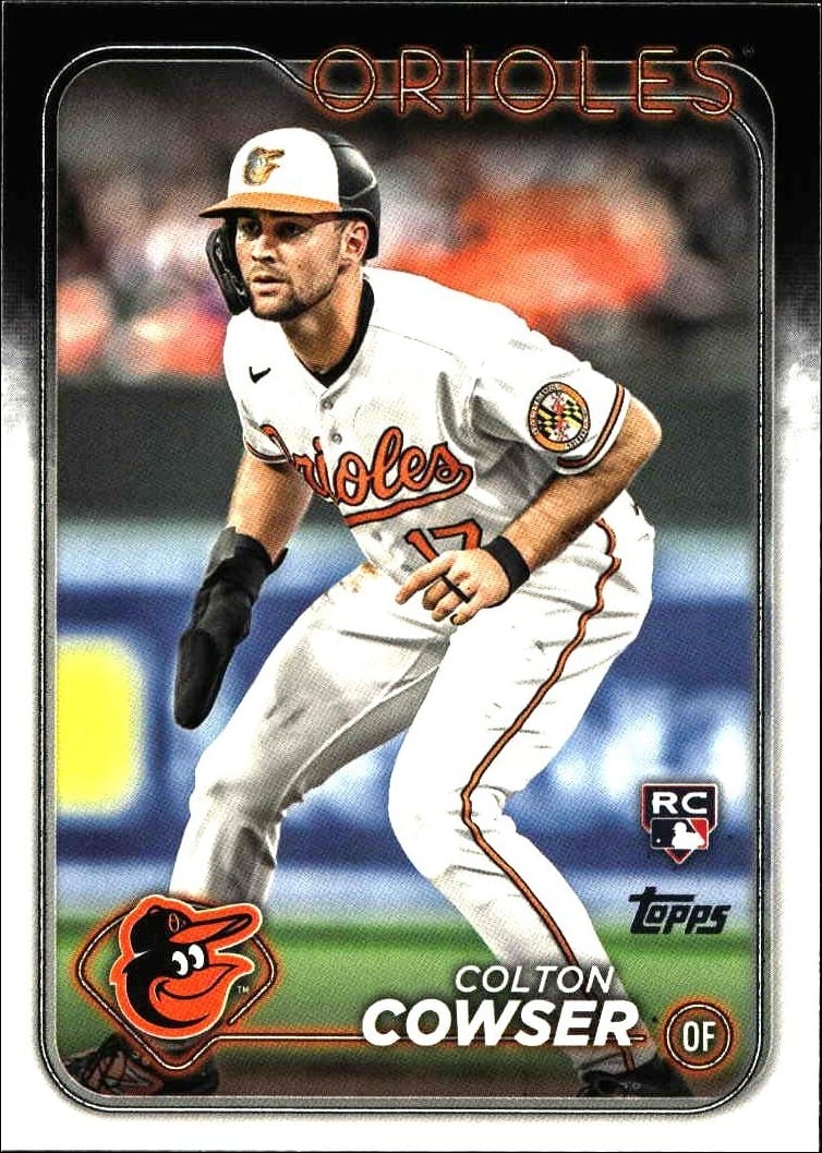 2024 Topps Series 1 Colton Cowser #257 trading card