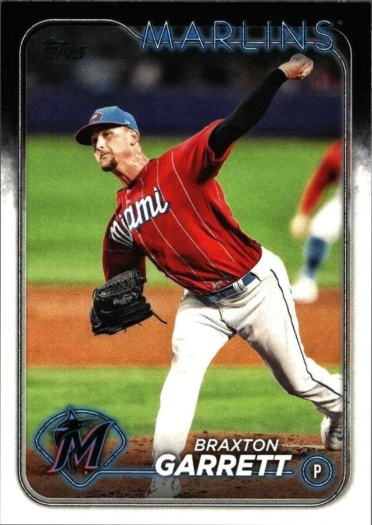 2024 Topps Series 1 Braxton Garrett #323 trading card