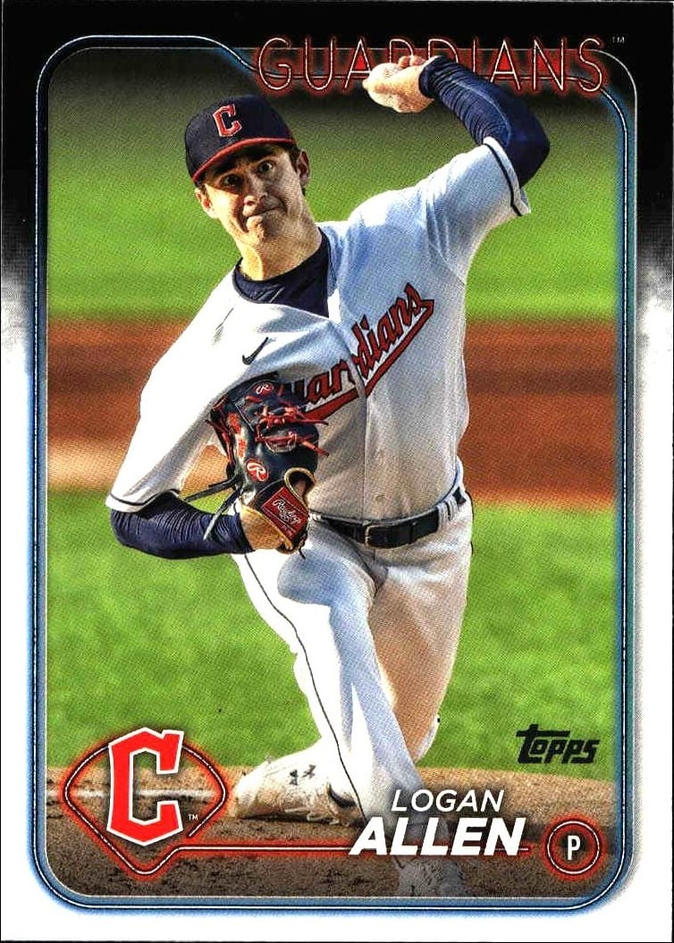 2024 Topps Series 1 Logan Allen #339 trading card