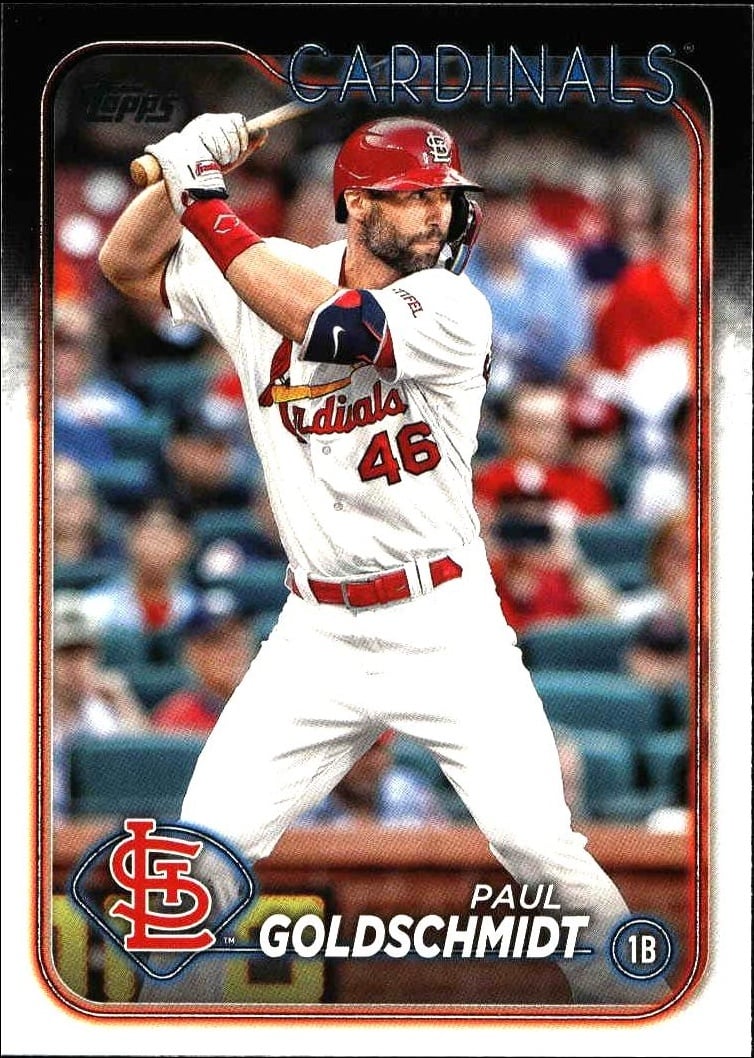 2024 Topps Series 1 Paul Goldschmidt #46 trading card