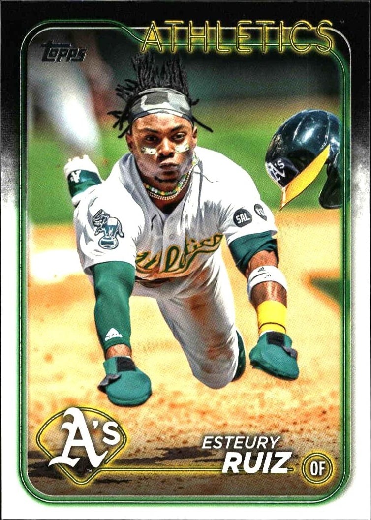 2024 Topps Esteury Ruiz #21 baseball trading card front